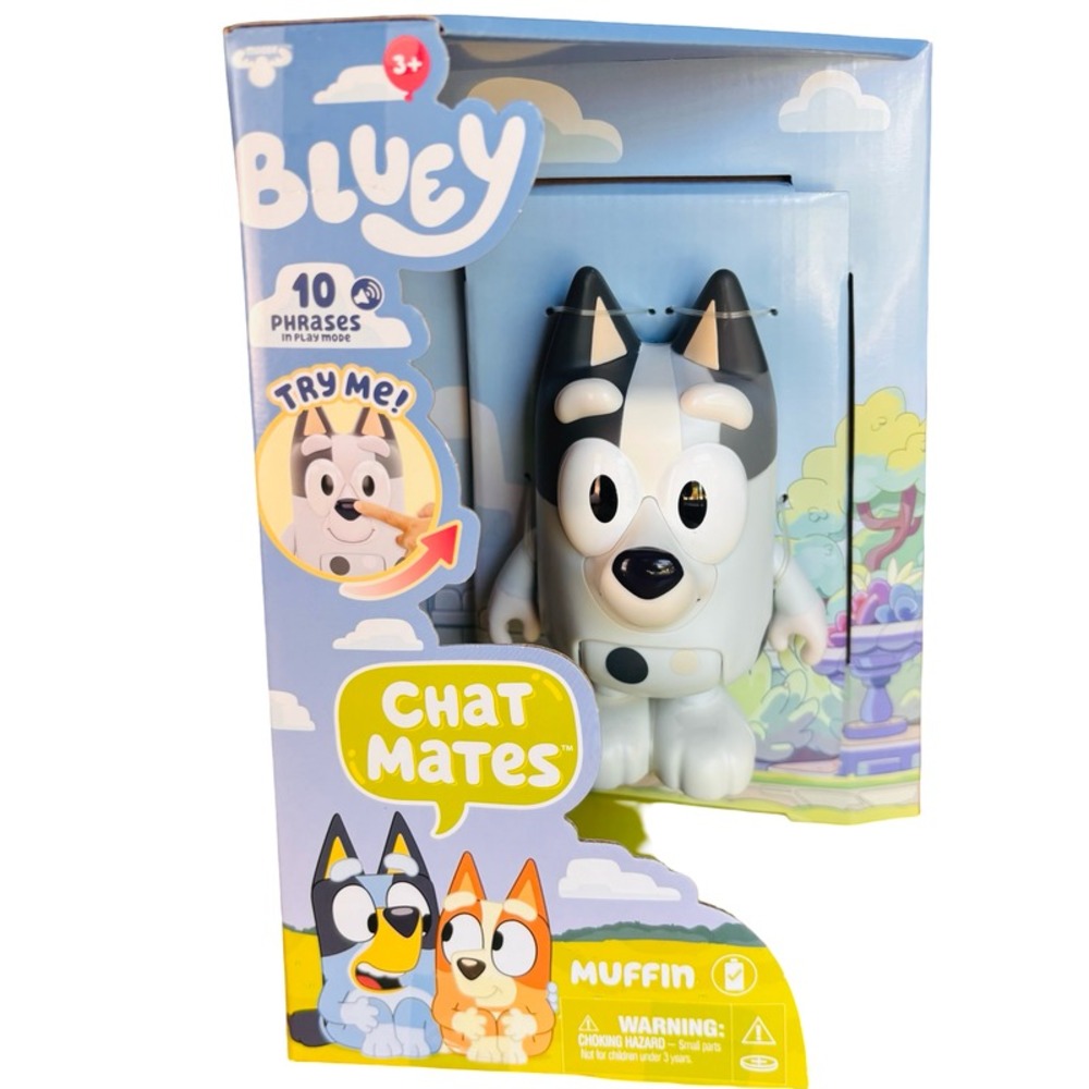 Bluey Chat Mates Muffin Interactive Figure